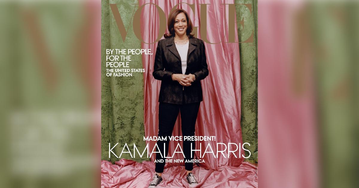 kamala harris not happy anna wintour vogue cover