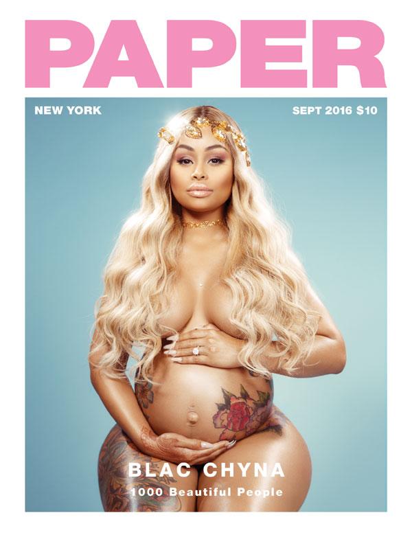 blac chyna nude pregnant paper magazine