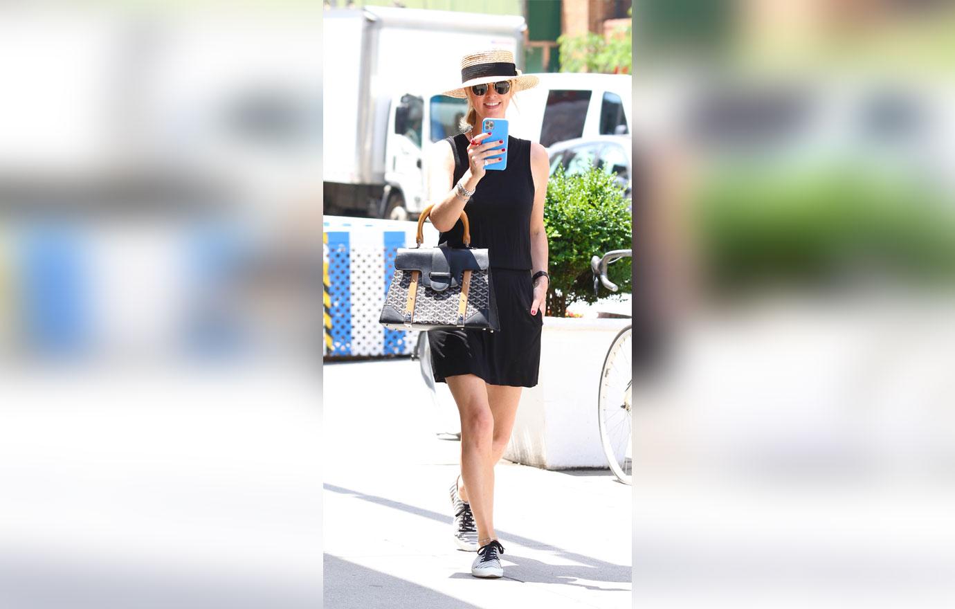 Nicky Hilton Beats NYC Heatwave In Chic LBD-Boater Hat Combo