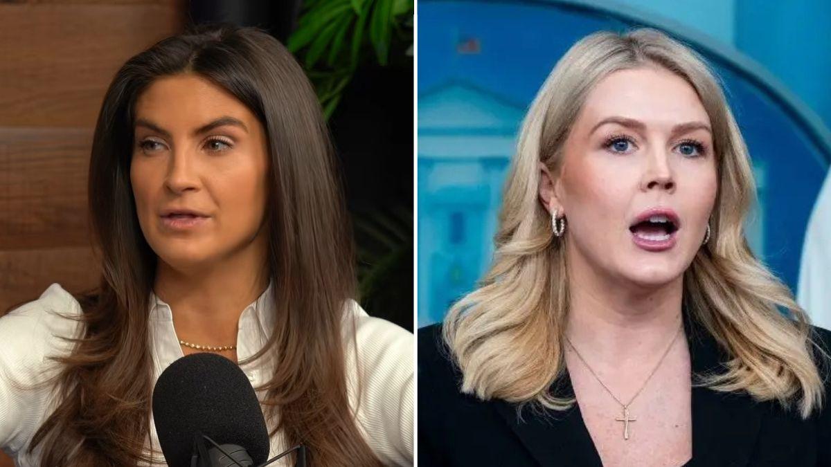 Photo of Kaitlan Collins and Karoline Leavitt