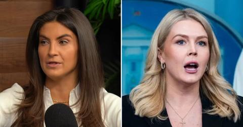 Photo of Kaitlan Collins and Karoline Leavitt