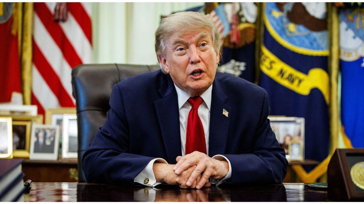 image of Donald Trump reportedly smiled at the remark, though one NATO leader later admitted the laughter inside the room 'masked deep anxiety.'