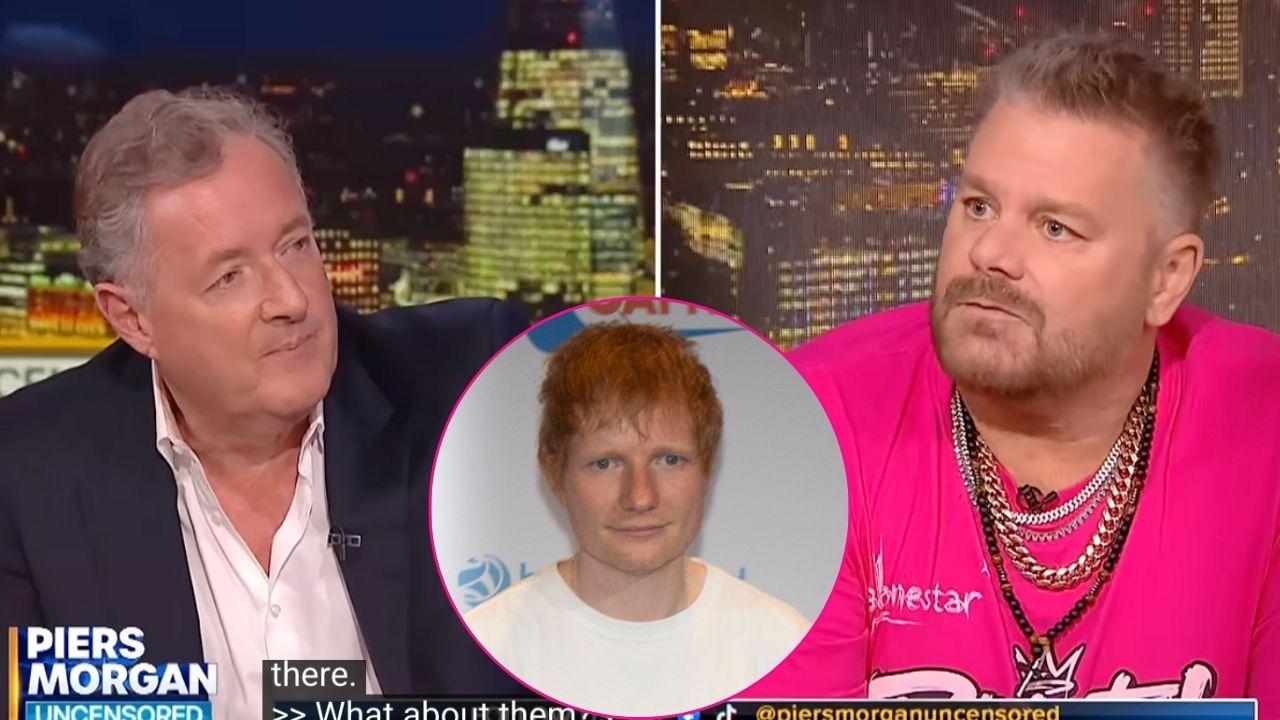 Image of Piers Morgan, Ed Sheeran, Jethro Sheeran