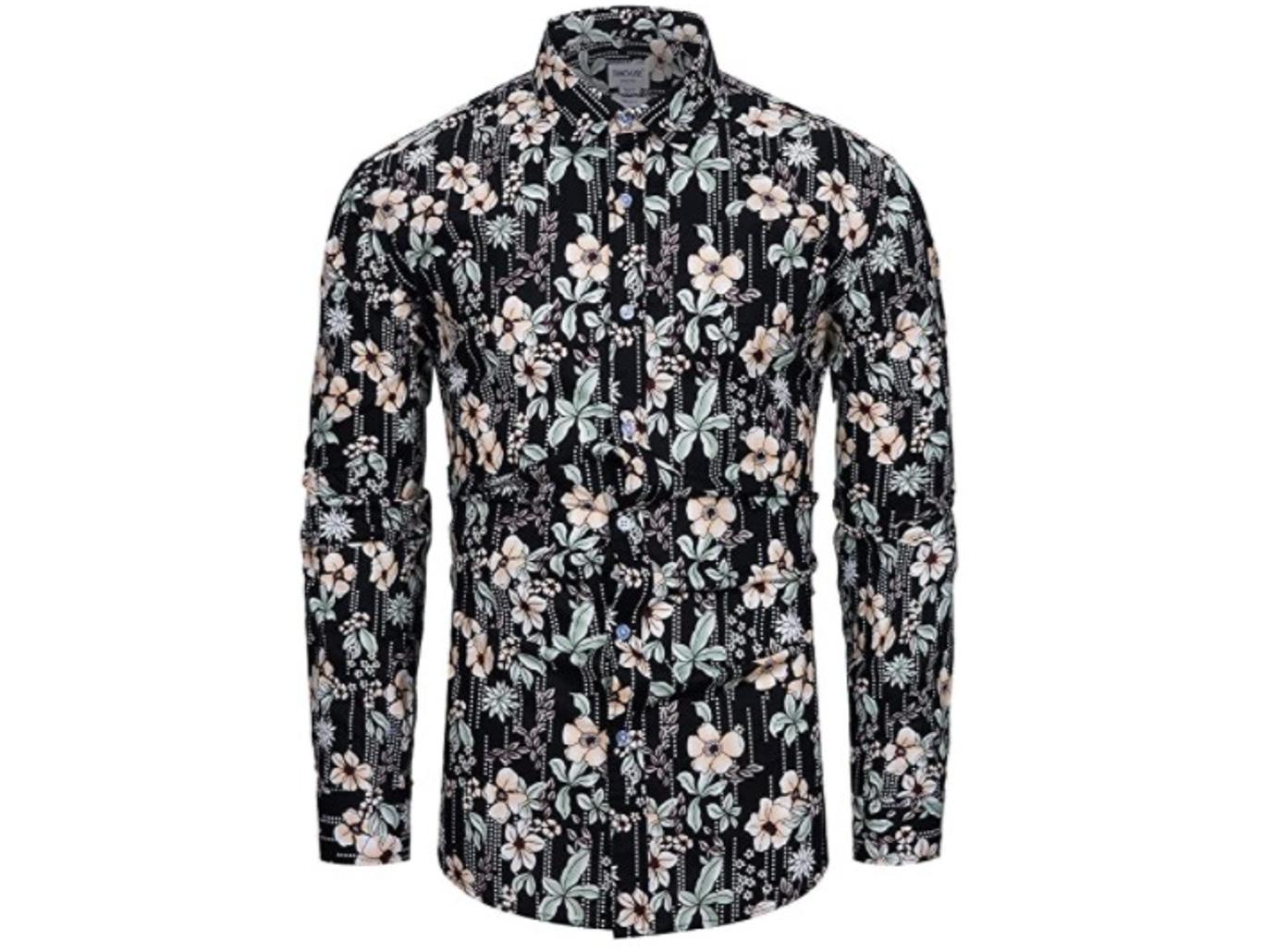 kris jenner corey gamble leather jacket floral printed shirt