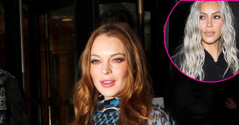 Kim kardashian lindsay lohan feud