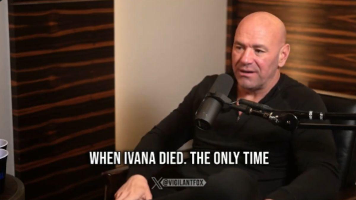 image of Dana White said the only time he saw Donald Trump 'rattled' was when Ivana Trump died.