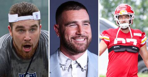 travis kelce transformation before after photos