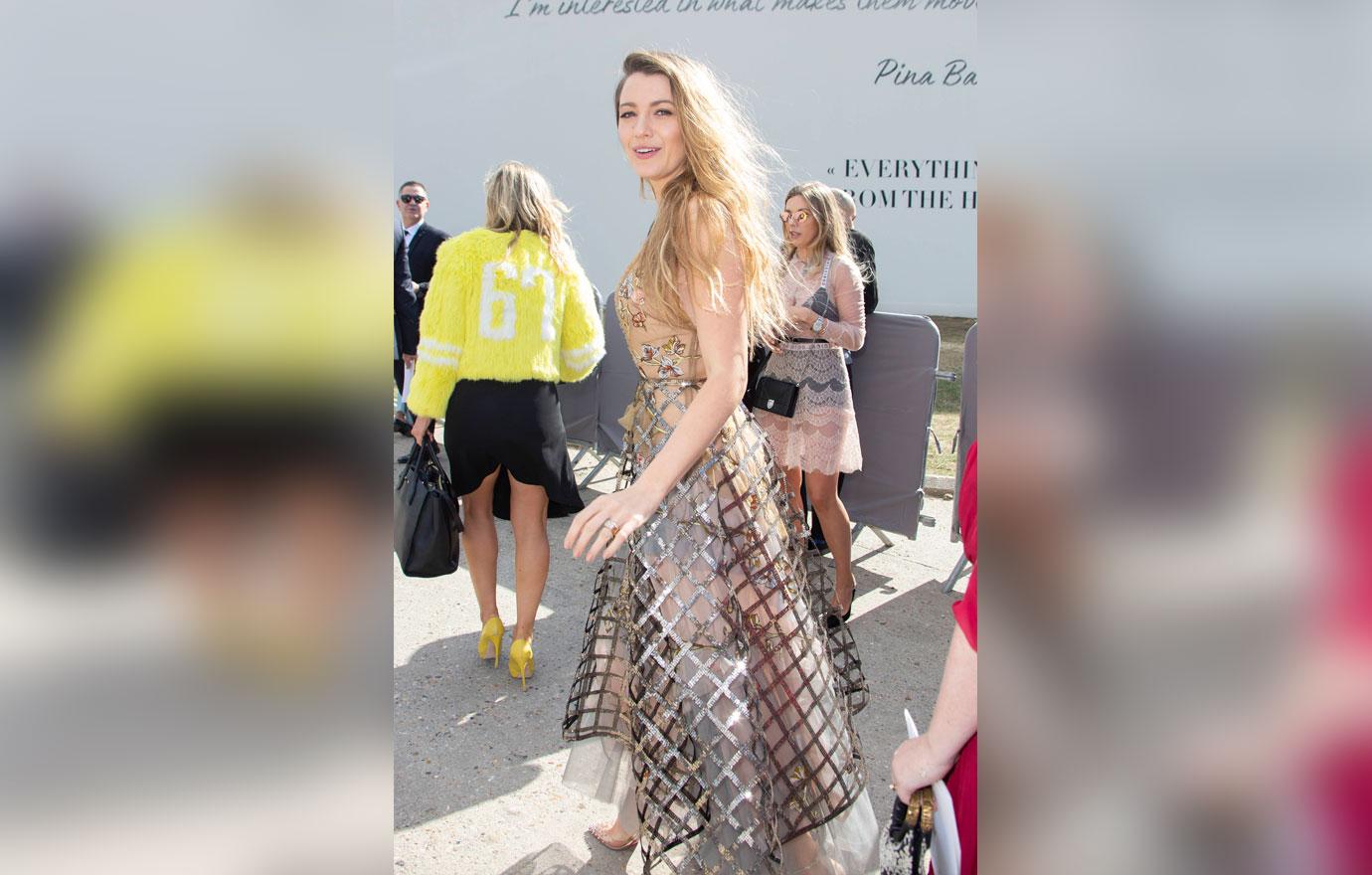 Blake Lively attends the Christian Dior show as part of the Paris Fashion Week Womenswear Spring/Summer 2019