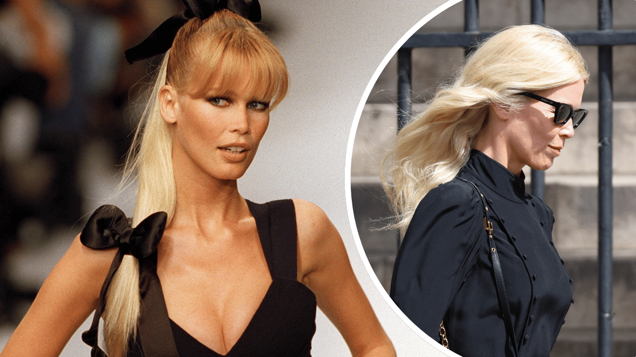 claudia schiffer makes rare appearance at dior executive funeral in parispng