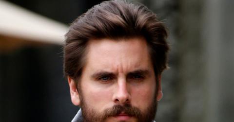 Scott Disick looks stressed as he avoids questions while leaving a restaurant in Calabasas, CA.