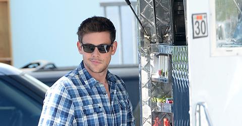 Cory Monteith goes to the ‘Glee’ season 5 cast photo shoot