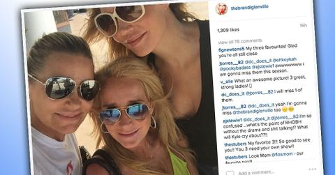 Kim Richards Brandi glanville yolanda foster hang out