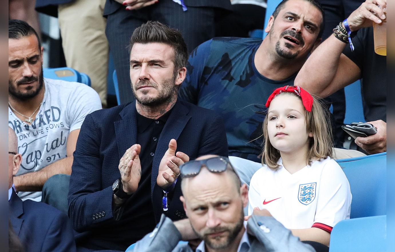 David Beckham & daughter Harper