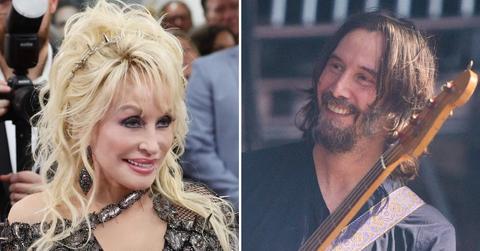 dolly parton recalls meeting sweet keanu reeves pp