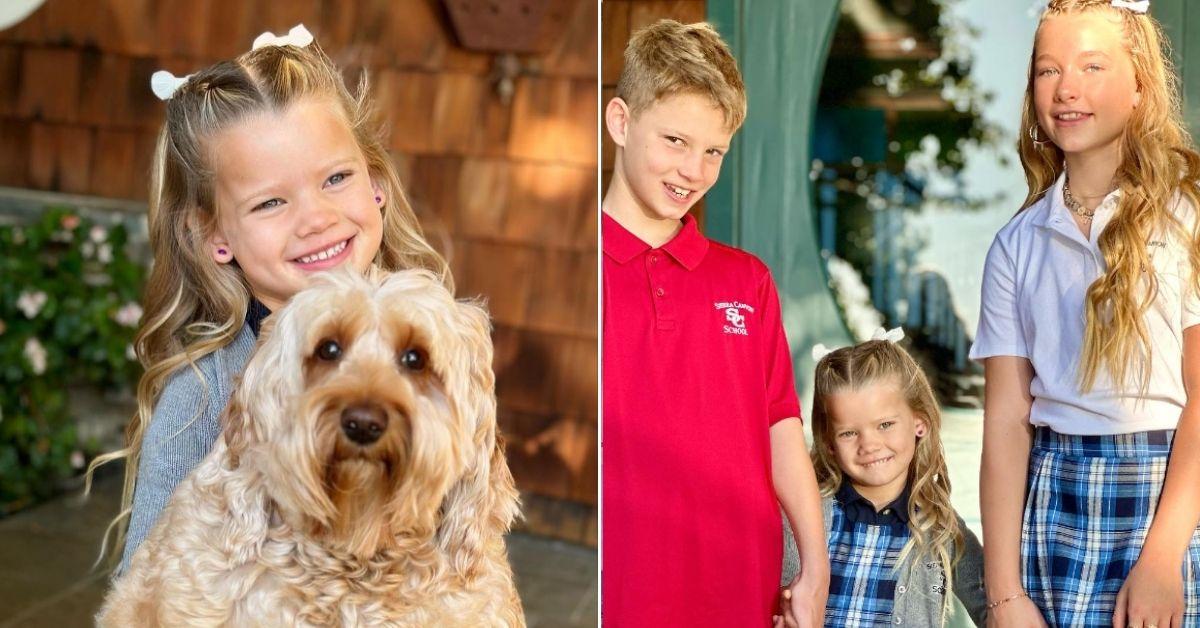 Jessica Simpson shares photos of her kids Maxwell, Birdie and Ace in  private school uniforms after being slammed over tween daughter's crop  top