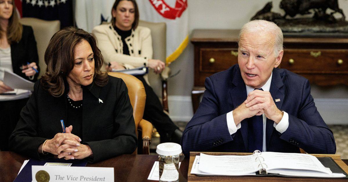 Photo of Kamala Harris and Joe Biden