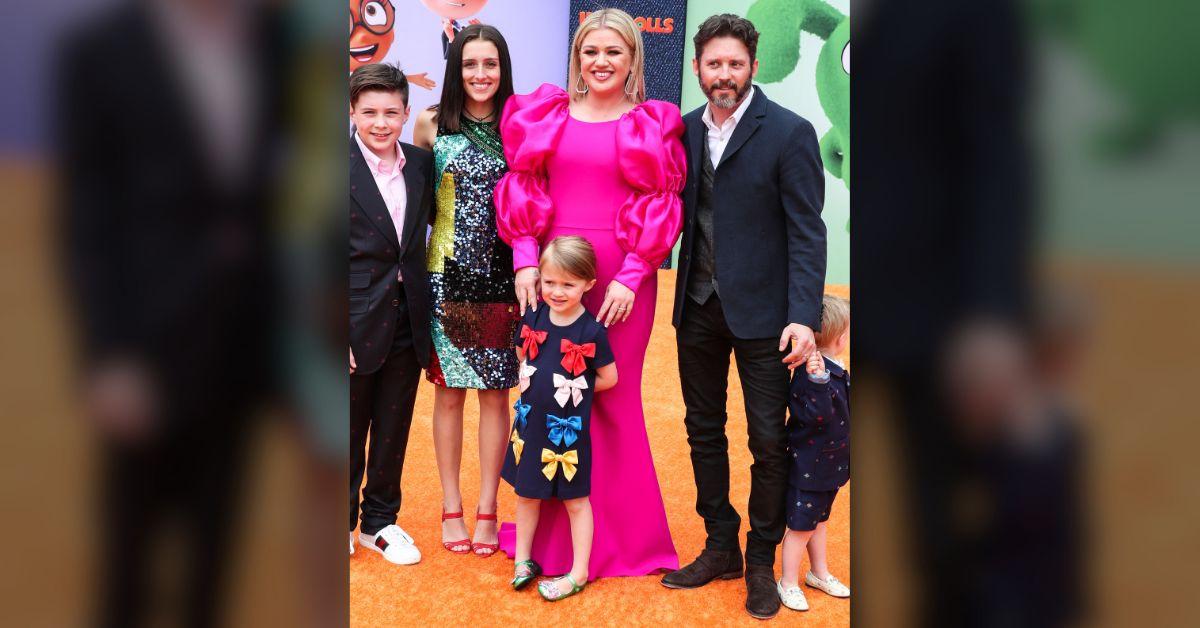 Photo of Kelly Clarkson shared two children with her late ex-husband.