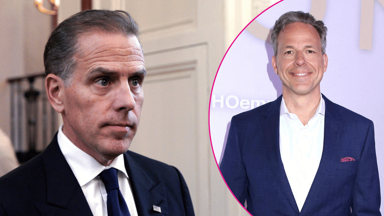 Composite photo of Hunter Biden and Jake Tapper.
