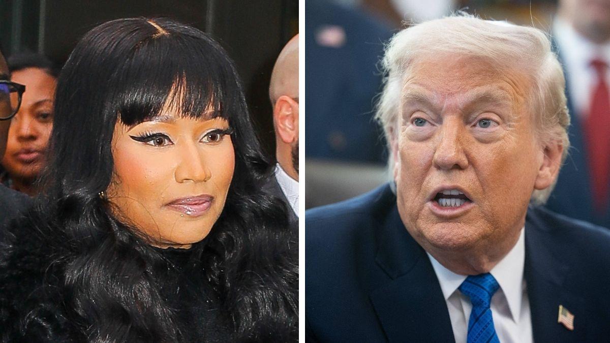 image of Nicki Minaj defended Donald Trump during the podcast.