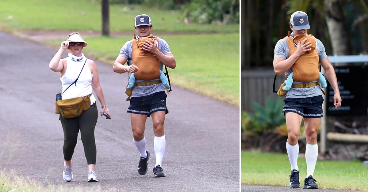 Orlando Bloom Takes Daisy Dove For A Stroll In Hawaii Photos