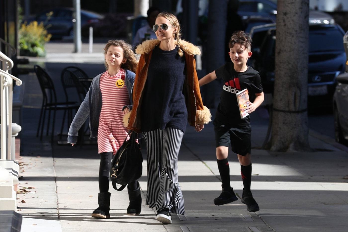 Nicole Richie Is All Smiles While Out With Kids Harlow & Sparrow