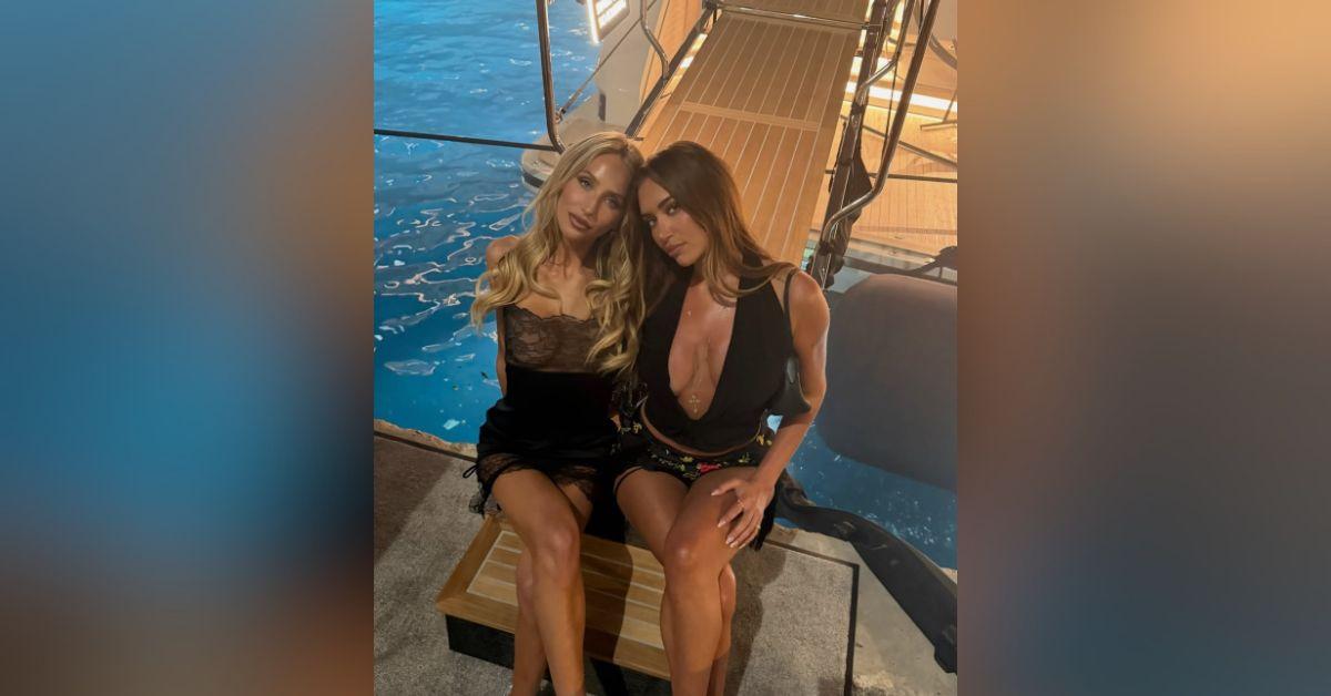 image of Their weekend included appearances at an exclusive Gucci Formula 1 party and multiple high-profile social stops.