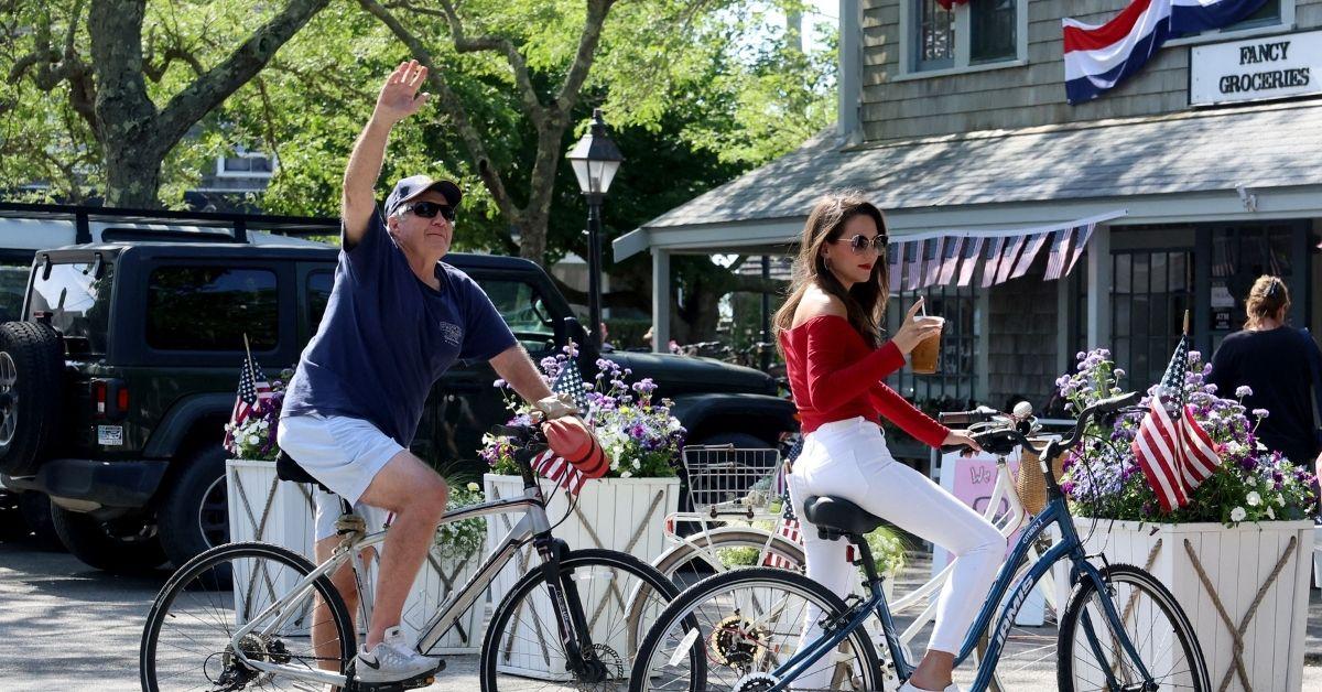 Photo of Jordon Hudson and Bill Belichick