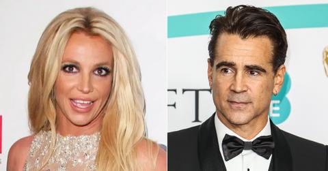 britney spears colin farrell two week fling justin timberlake