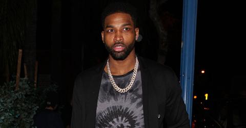 Tristan thompson spotted leaving l a club two women pp