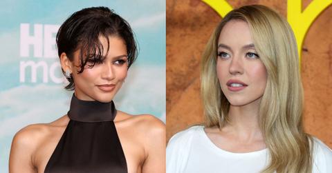 Split image of Zendaya and Sydney Sweeney.