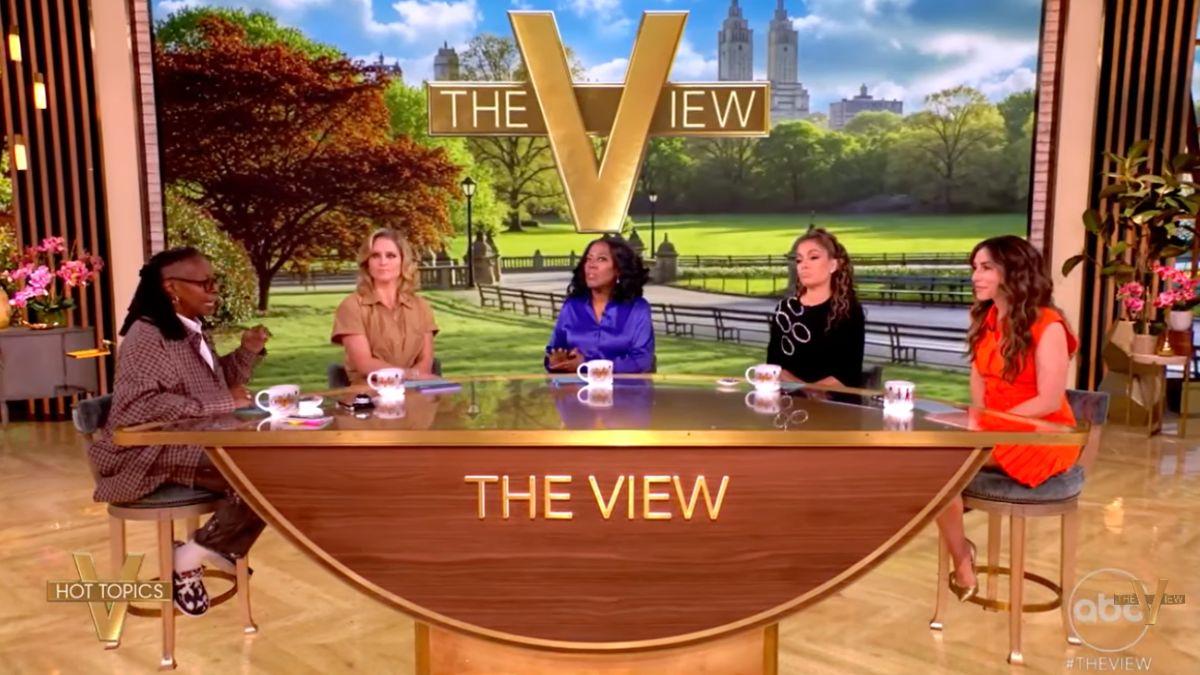 Photo of 'The View' co-hosts laughed at Donald Trump brushing off boos.