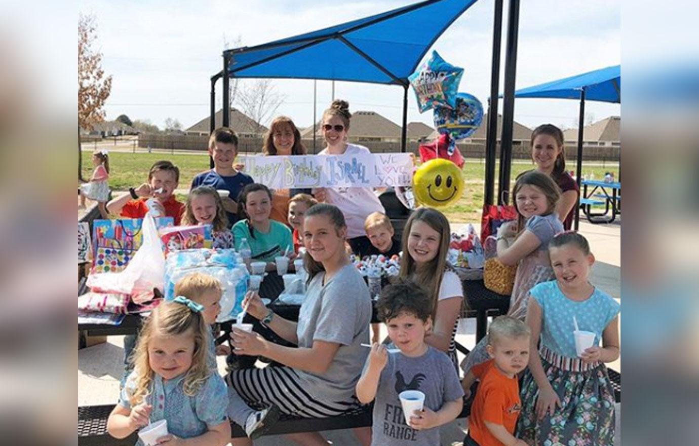 Jill Duggar son Israel birthday party