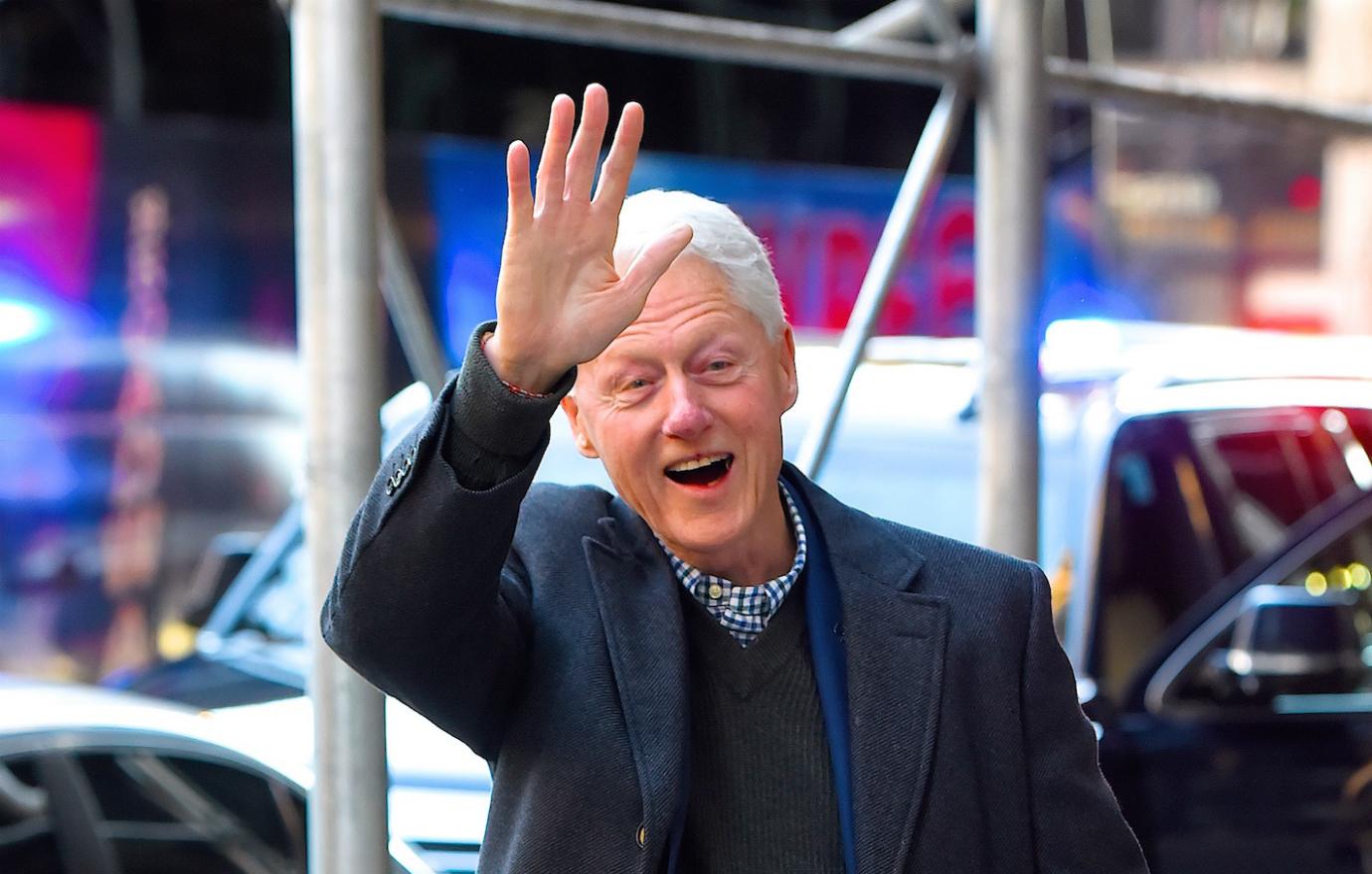 Bill Clinton seen out and about in Manhattan on March 17, 2019 in New York City.