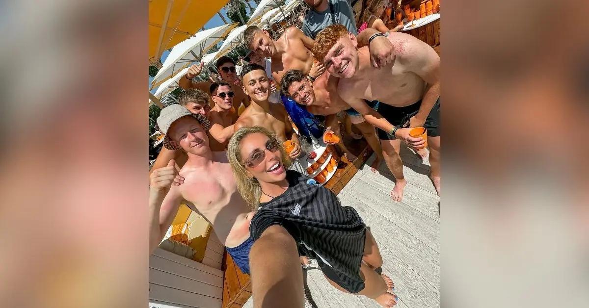 Photo of Blue became famous after claiming she slept with 1,057 men in one day.