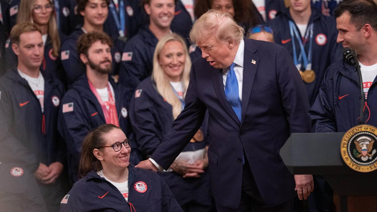 Image of Ice dancers Emilea Zingas and Vadym Kolesnik declined Donald Trump's invitation due to political differences. 