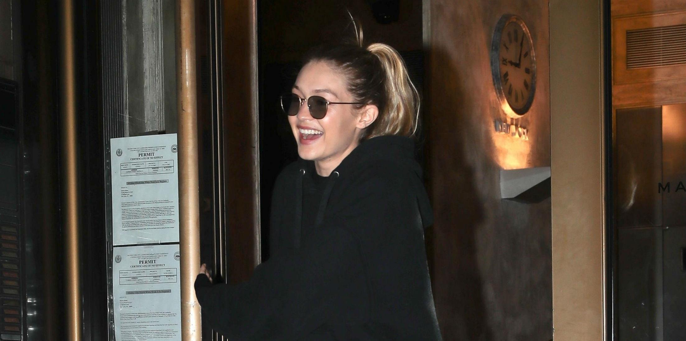 Gigi Hadid Wears Denim Jeans Days After NYFW Shoe Disaster Photo hero