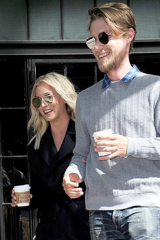 Kaley Cuoco and Karl Cook Grab Coffee