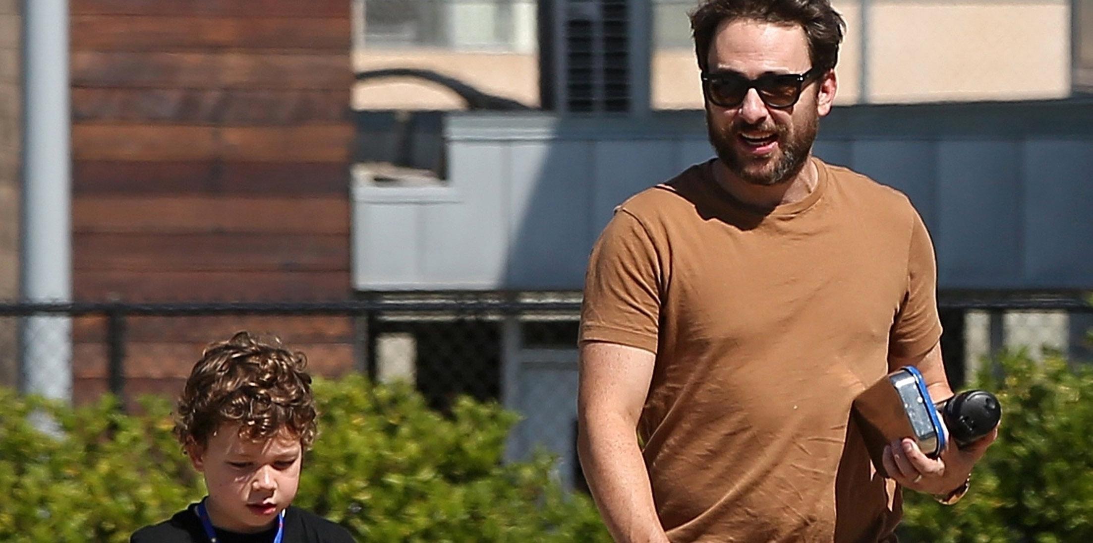 Charlie Day And His 5-Year-Old Son Russell Are Twins