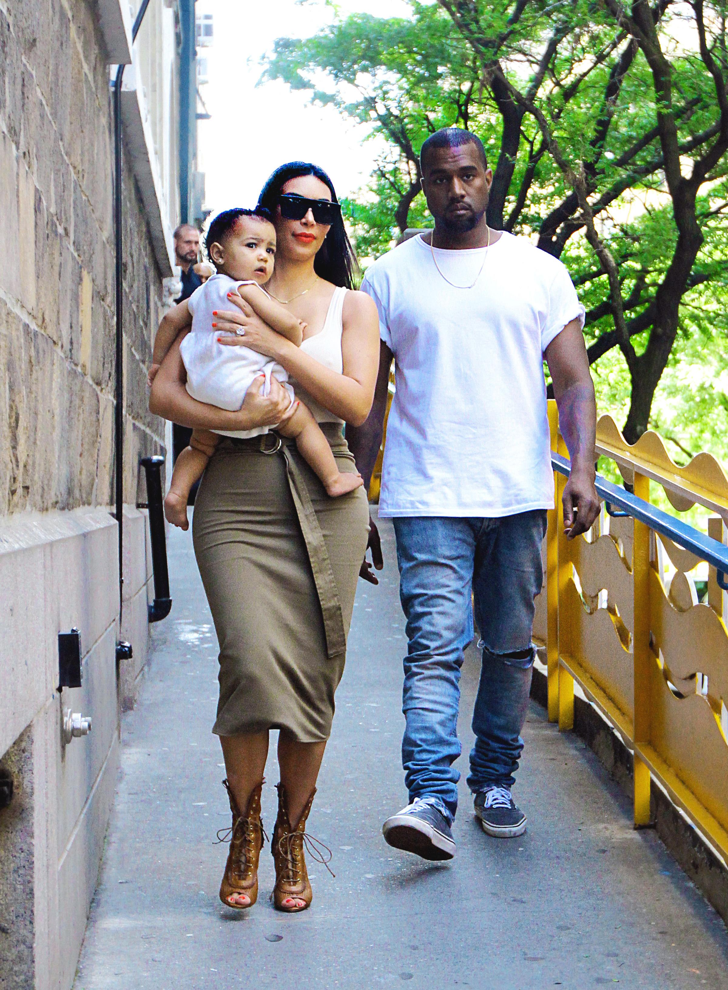 Kim and Kanye take baby North to the Children&#039;s Museum in NYC