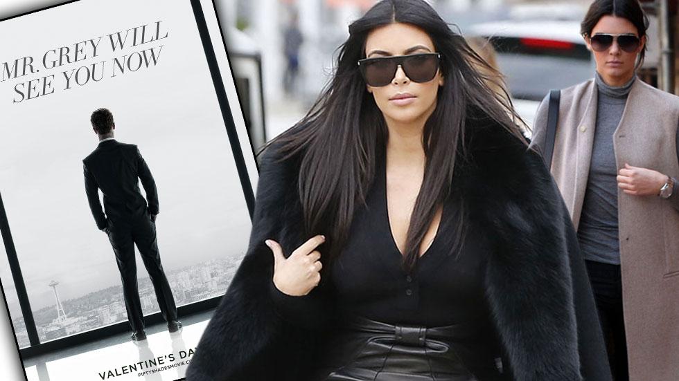 KIM KARDASHIAN KENDALL JENNER FIFTY SHADES OF GREY