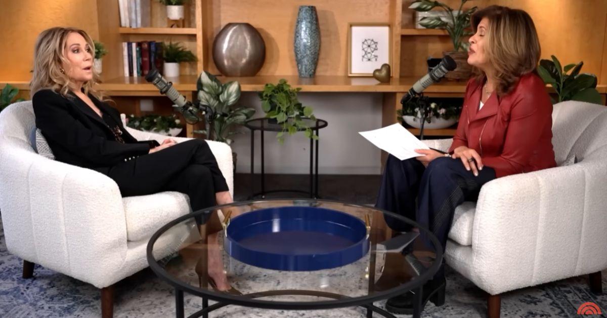 image of Kathie Lee Gifford reunited with Hoda Kotb on her podcast.