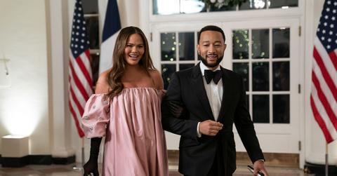 pregnant chrissy teigen white house state dinner john legend pp