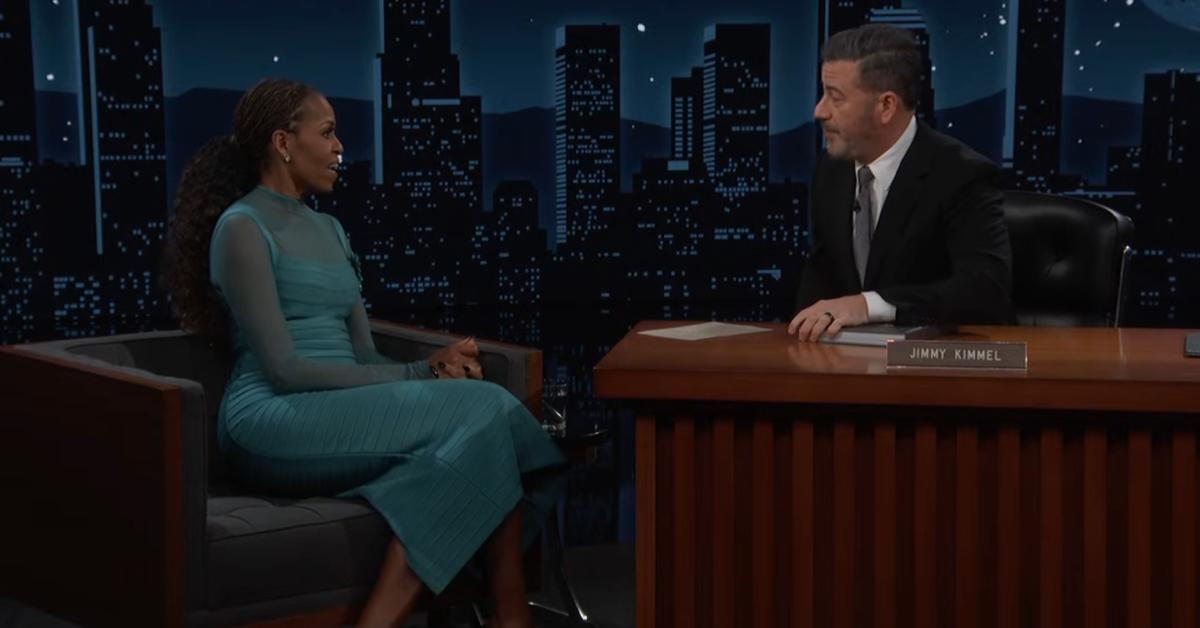 Image of Michelle Obama and Jimmy Kimmel discussed Donald Trump's 'hateful' response to Rob Reiner's murder.
