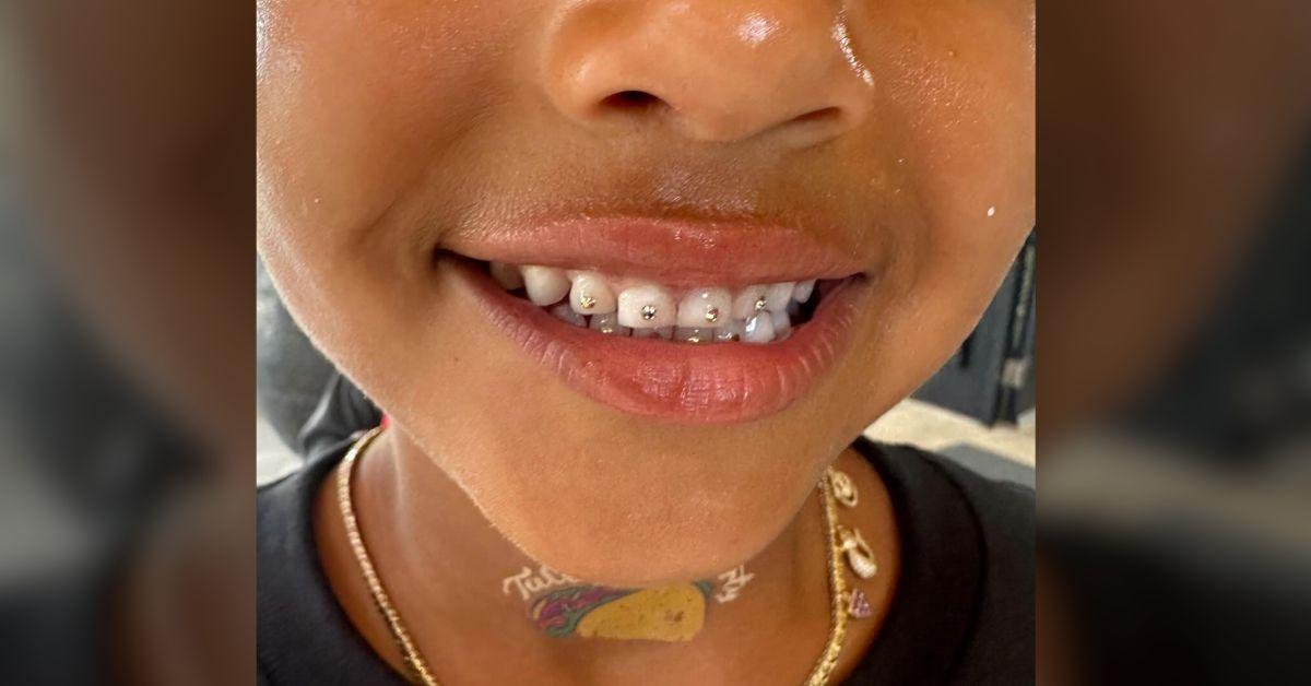 Image of Fans weren't happy about the Kardashian kids' tooth accessories.