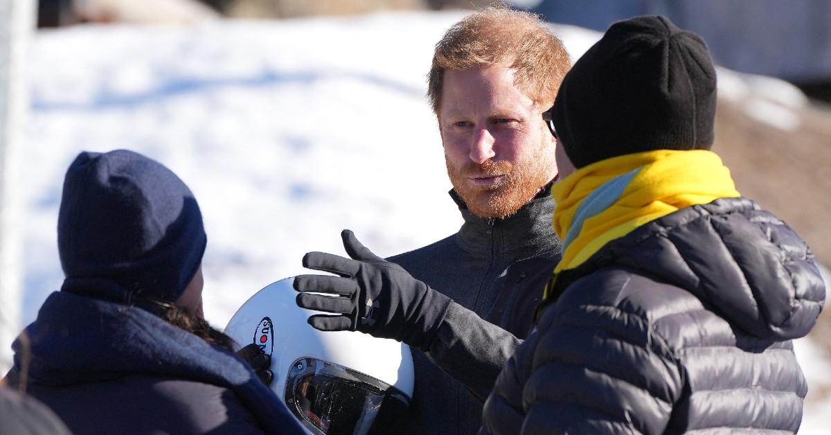 image of Prince Harry went on a skiing holiday in Colorado.