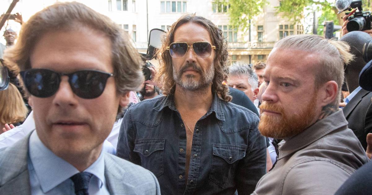 russell brand granted bail london rape sexual assault charges photos