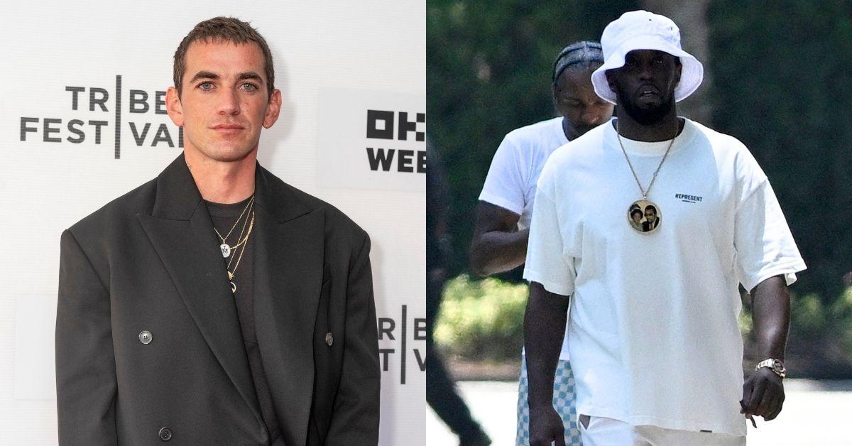 Composite photos of Alex Fine and P. Diddy