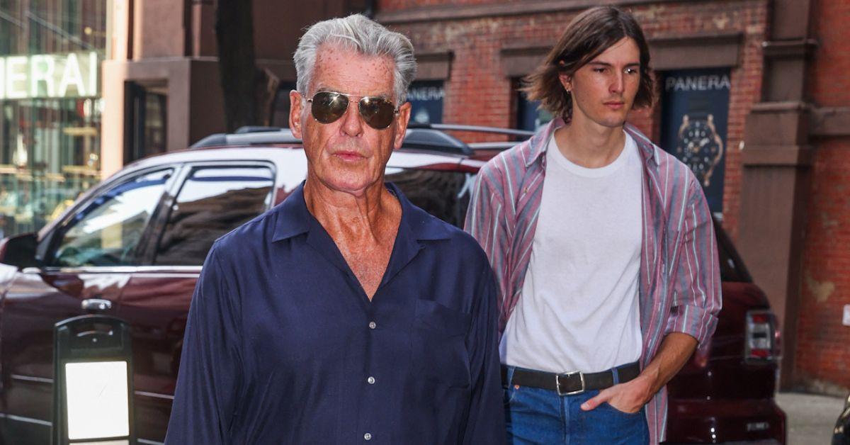 image of Christopher was adopted by the actor after the death of his father, Dermot Harris, in 1986.