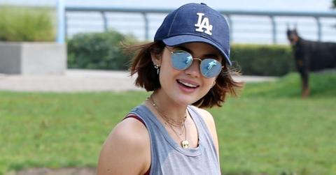 Lucy hale dog workout feature