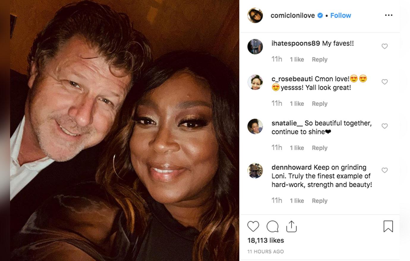 Loni Love Debuts Boyfriend James Welsh' 'Very Handsome' New Look